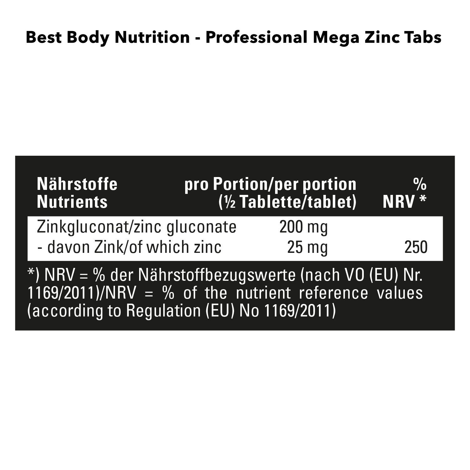 Zinc Tabs (150 tabletten)