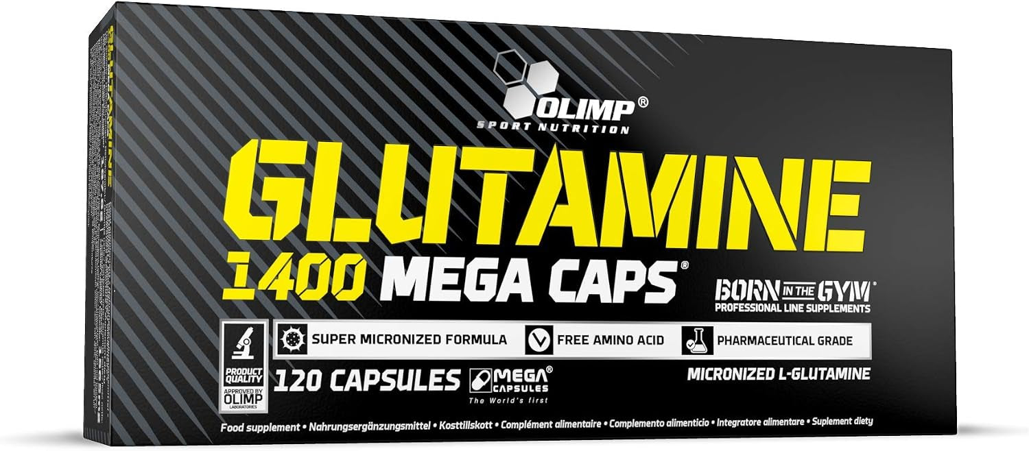 Glutamine Mega caps 1400 (120 caps)