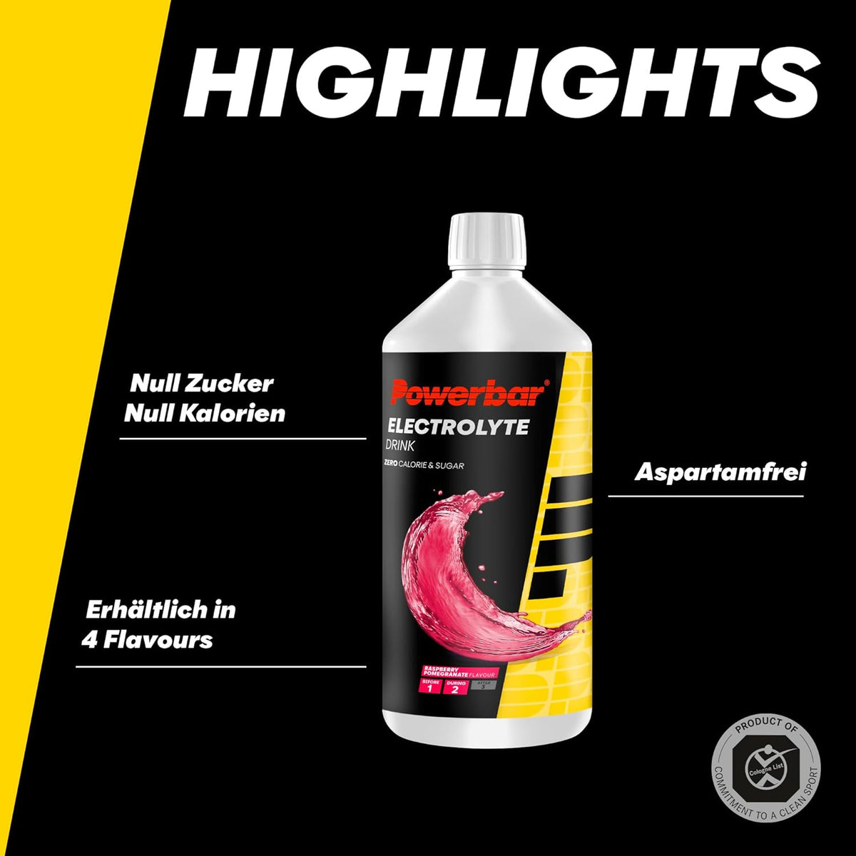 Electrolyte Drink Sirup (1000ml) Raspberry-Pomegranate