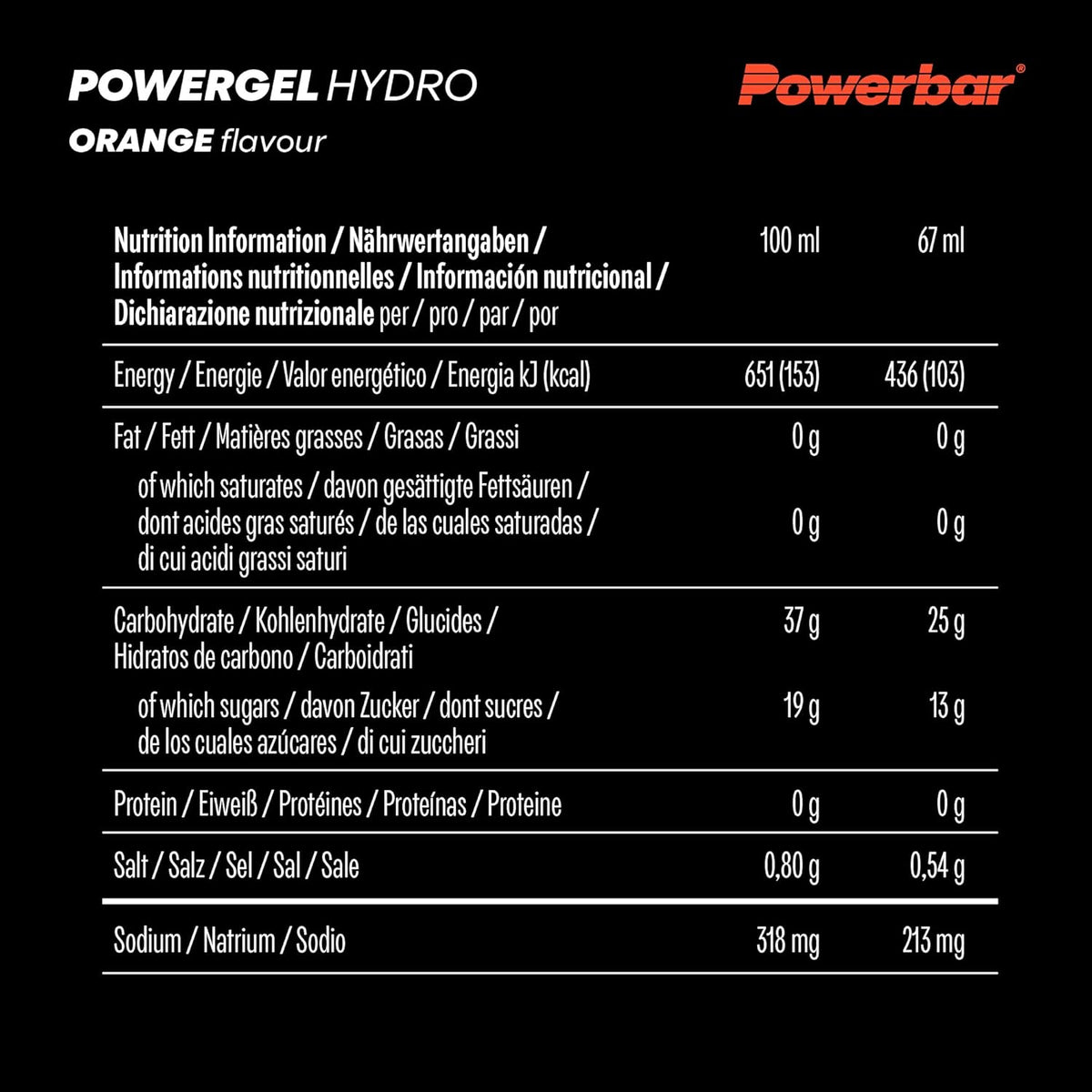 PowerGel Hydro (67g) Orange
