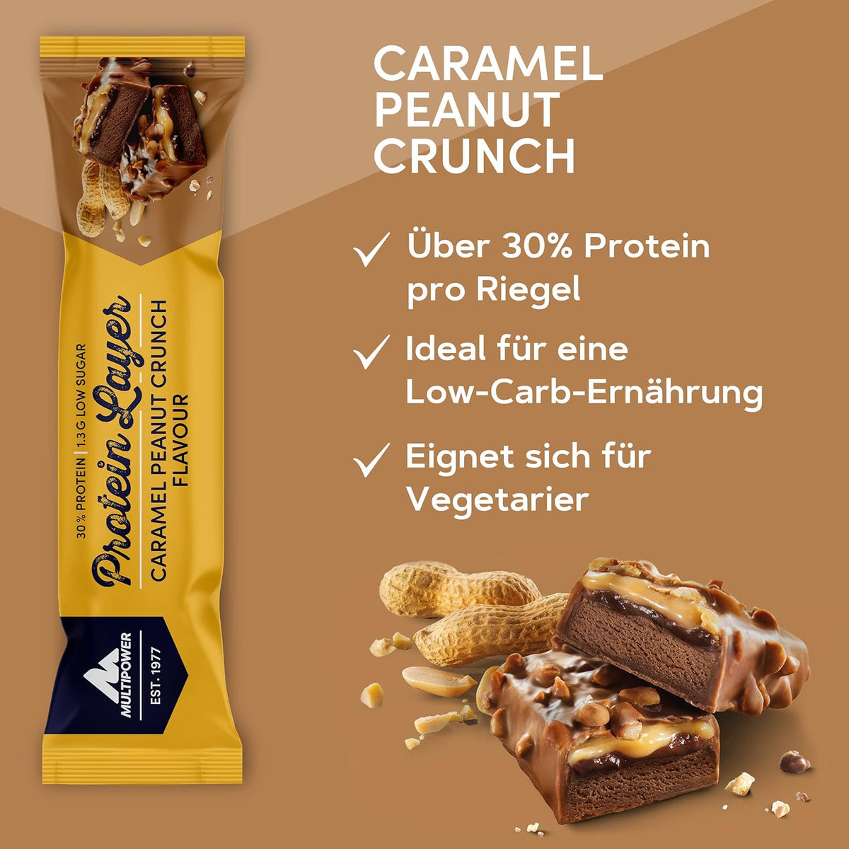 Protein Layer (18x50g) Peanut-Caramel