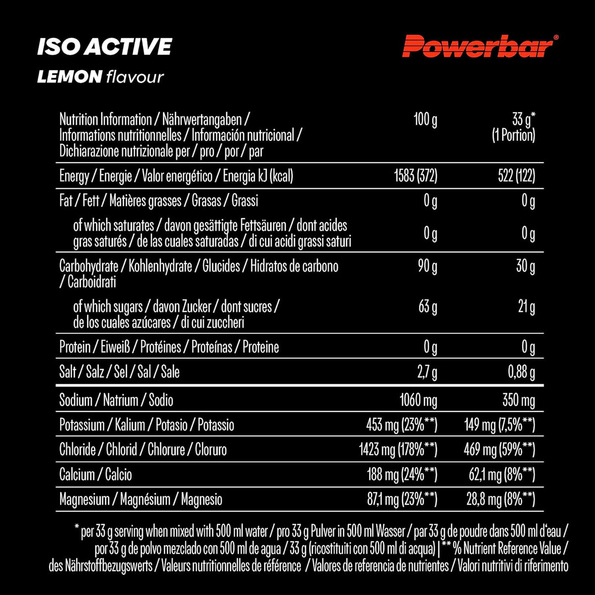 Isoactive - Isotonic Sports Drink (1320g) Lemon