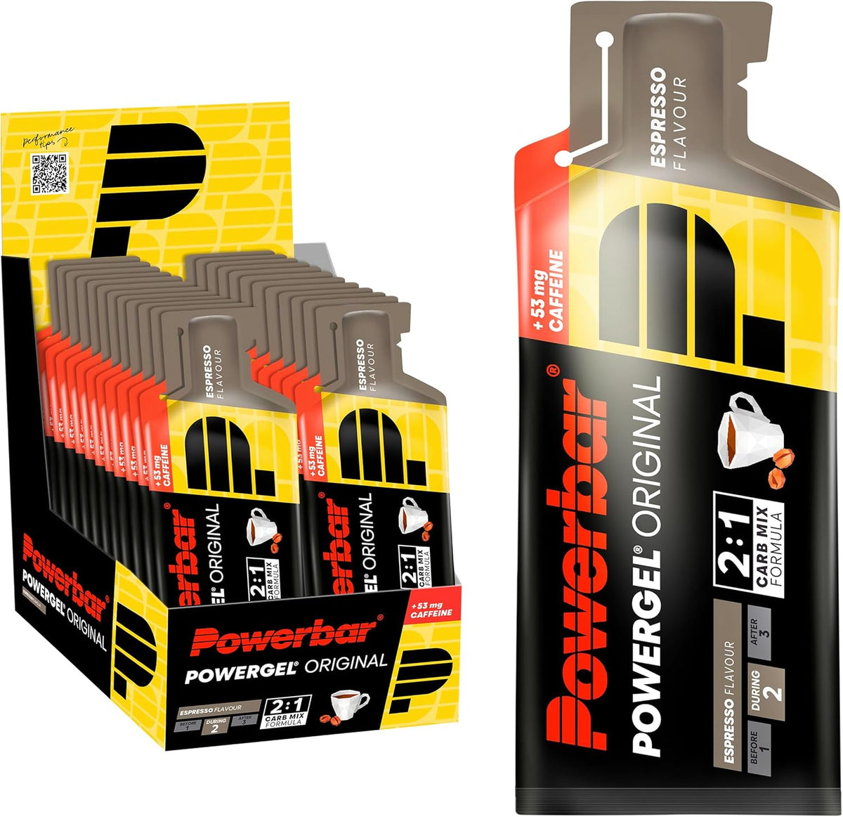 PowerGel (24x41g) Espresso mit Koffein