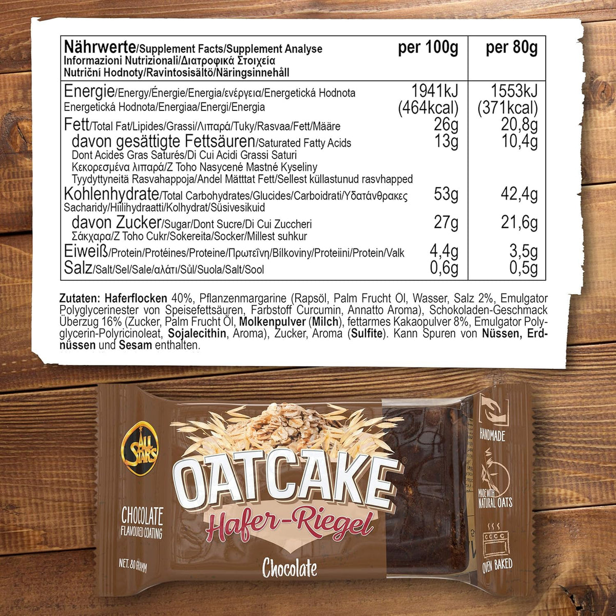 Oatcake (12x80g) Chocolate