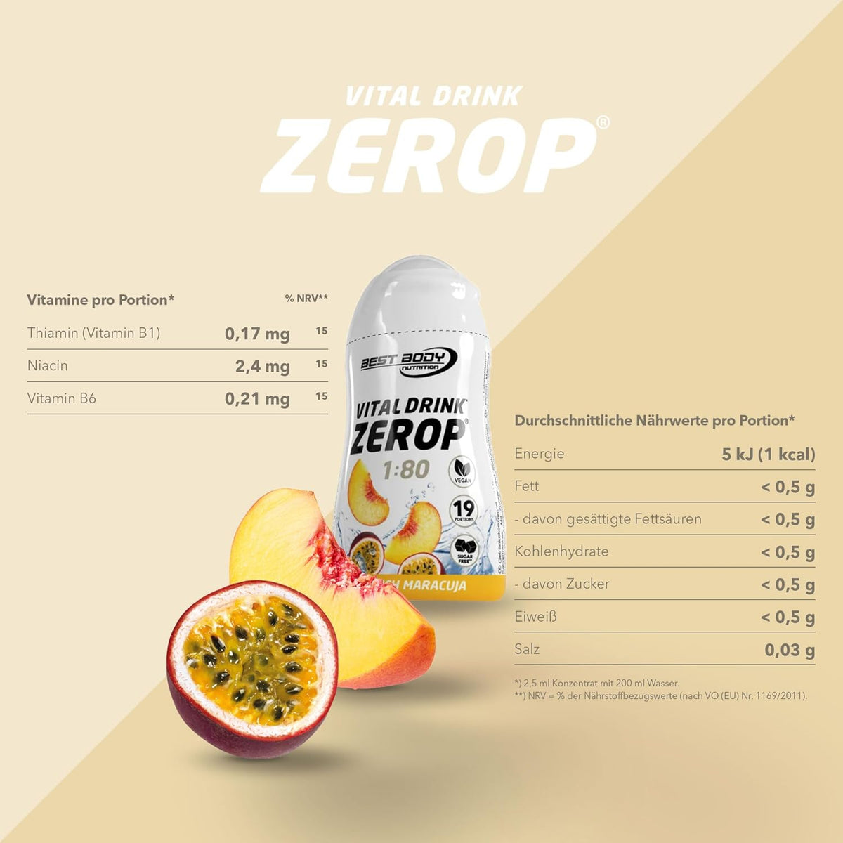 Vital Drink Zerop Mix Tray (6x48ml)