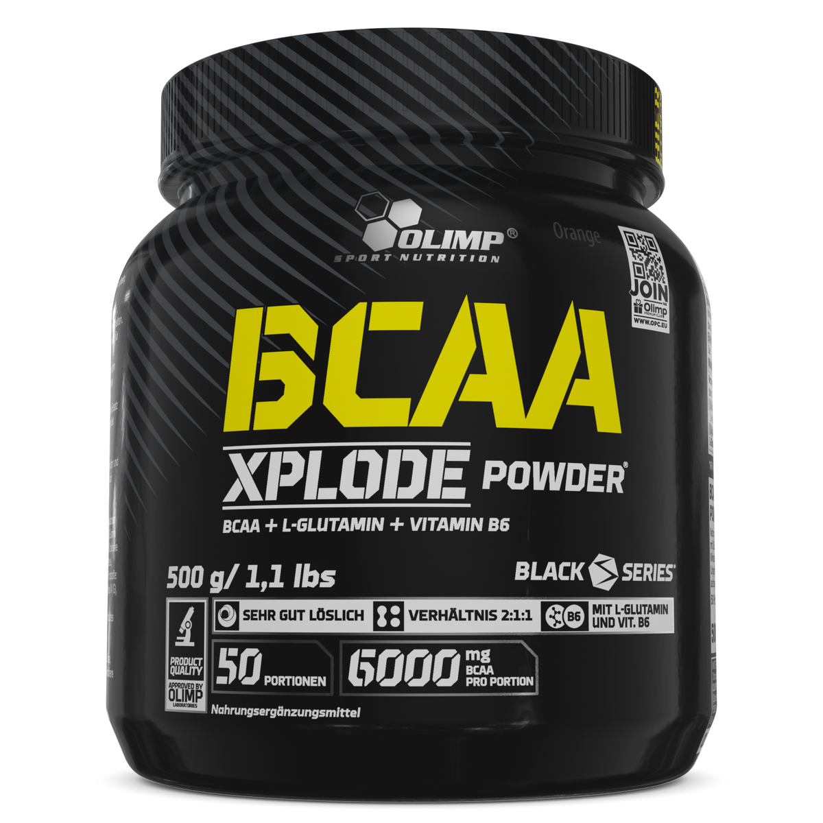 BCAA Xplode Powder (500g) Orange