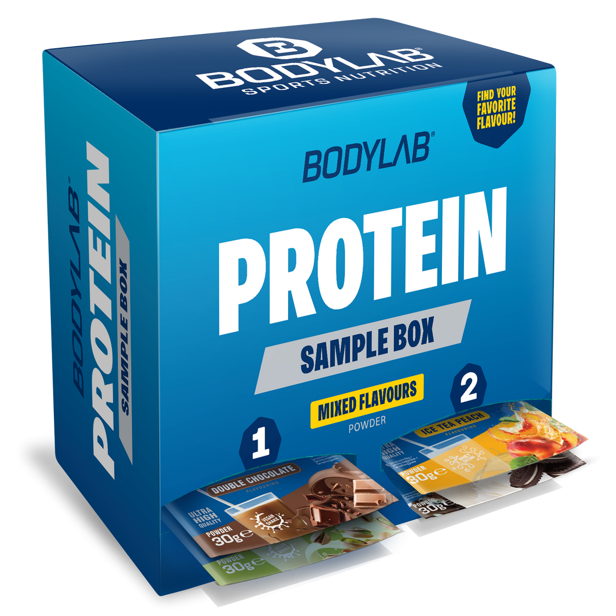 Vegan & Whey Protein Mix - proefpakket kalender (30 x 30g)