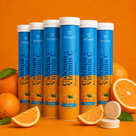 Calcium + Vitamine C - Orange (20 bruistabletten) - 6 Pack