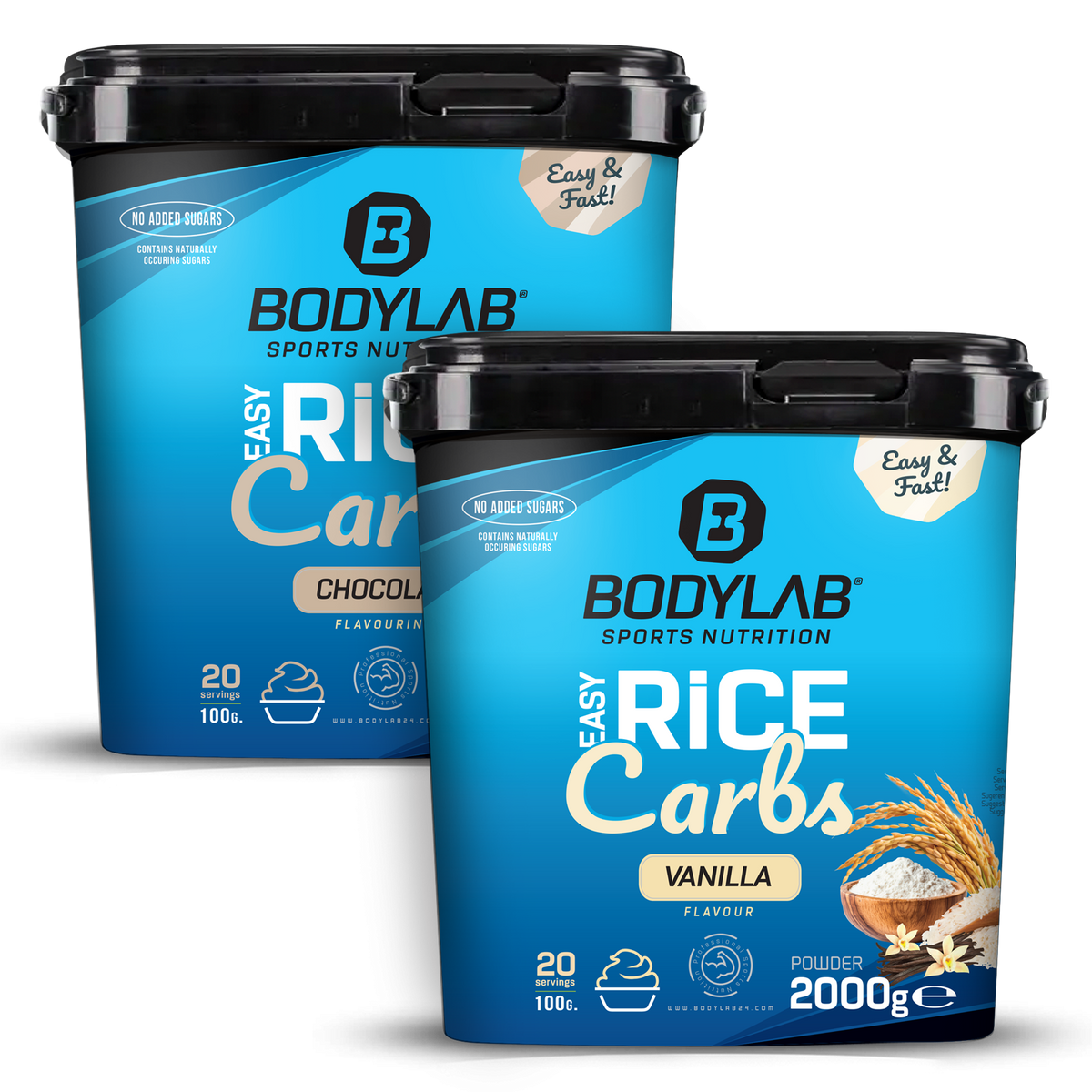 2 x Easy Rice Carbs (elk 2000g)