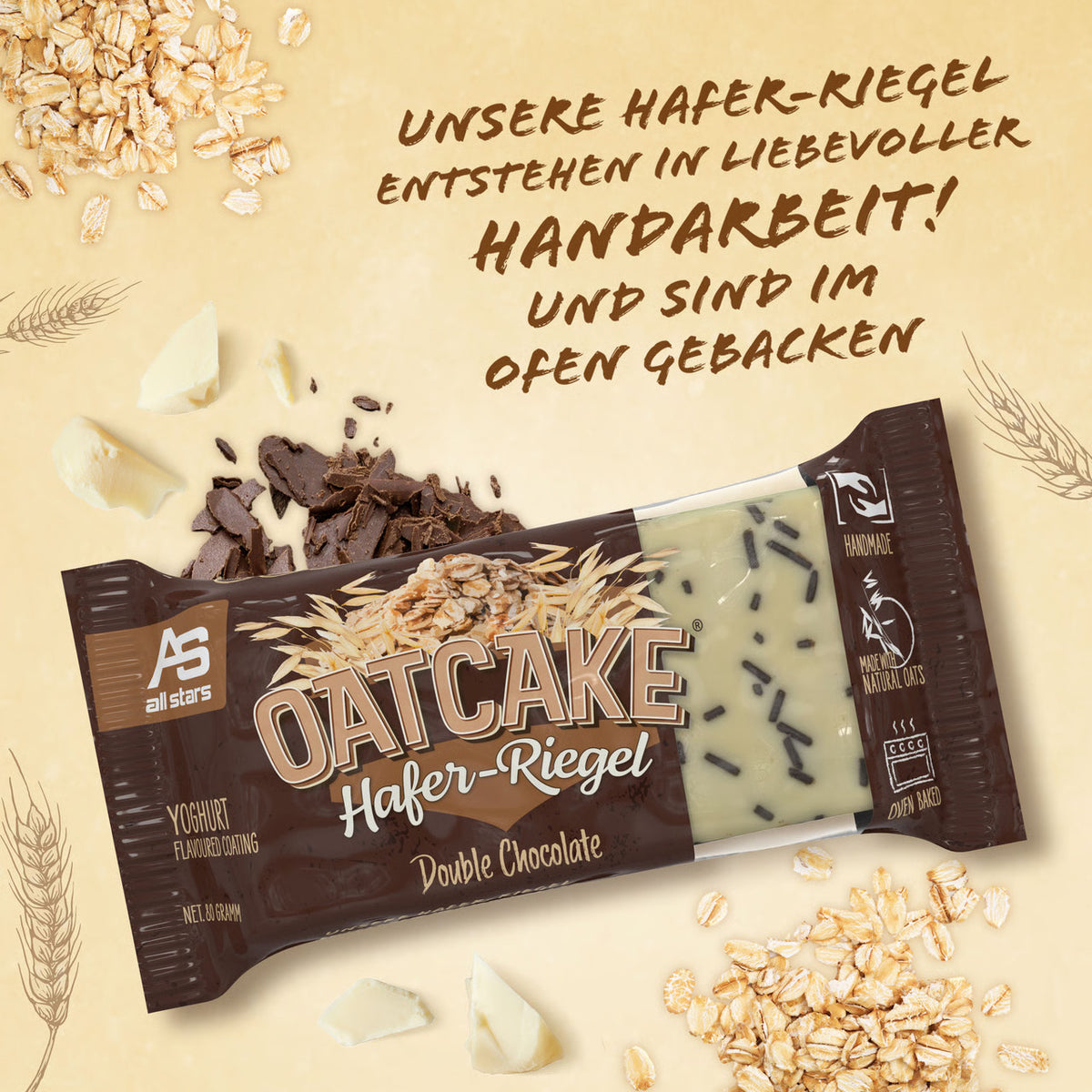Oatcake (12x80g) Double Chocolate