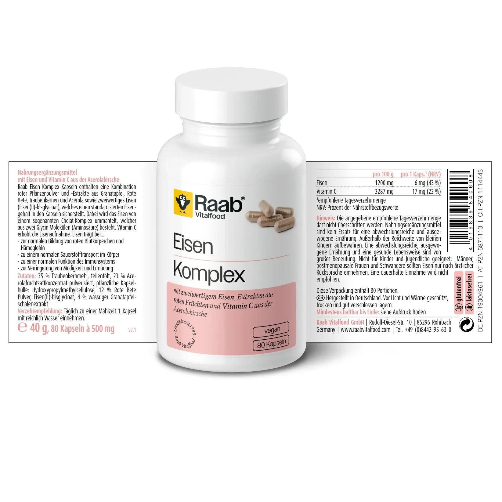 Iron complex (80 capsules)