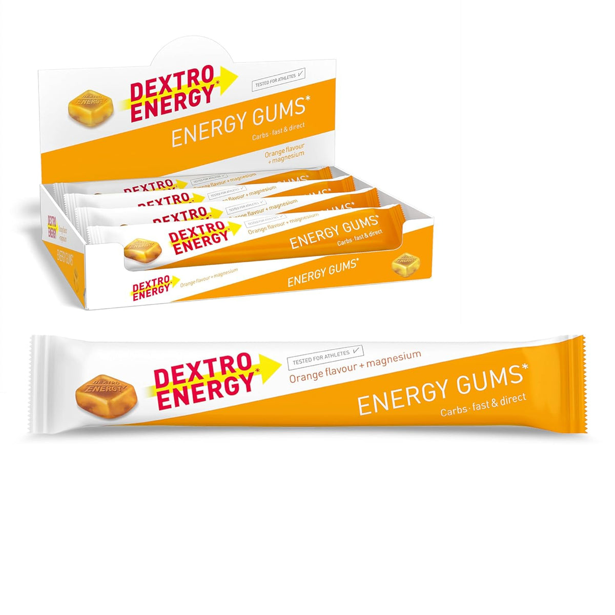 Energy Gums (8x45g) Orange + Magnesium