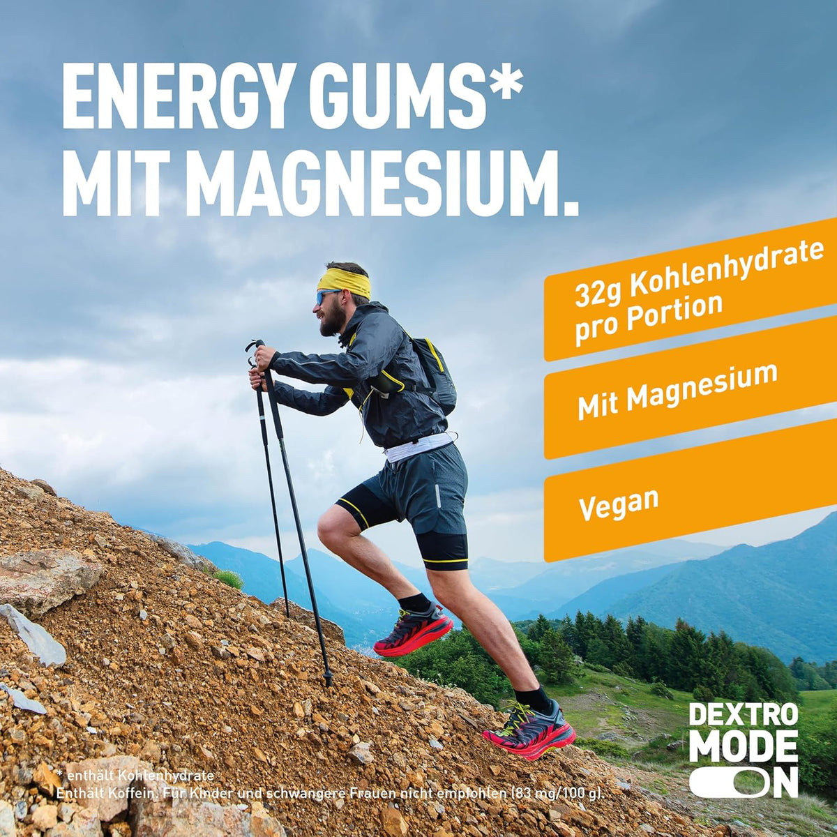 Energy Gums (8x45g) Orange + Magnesium