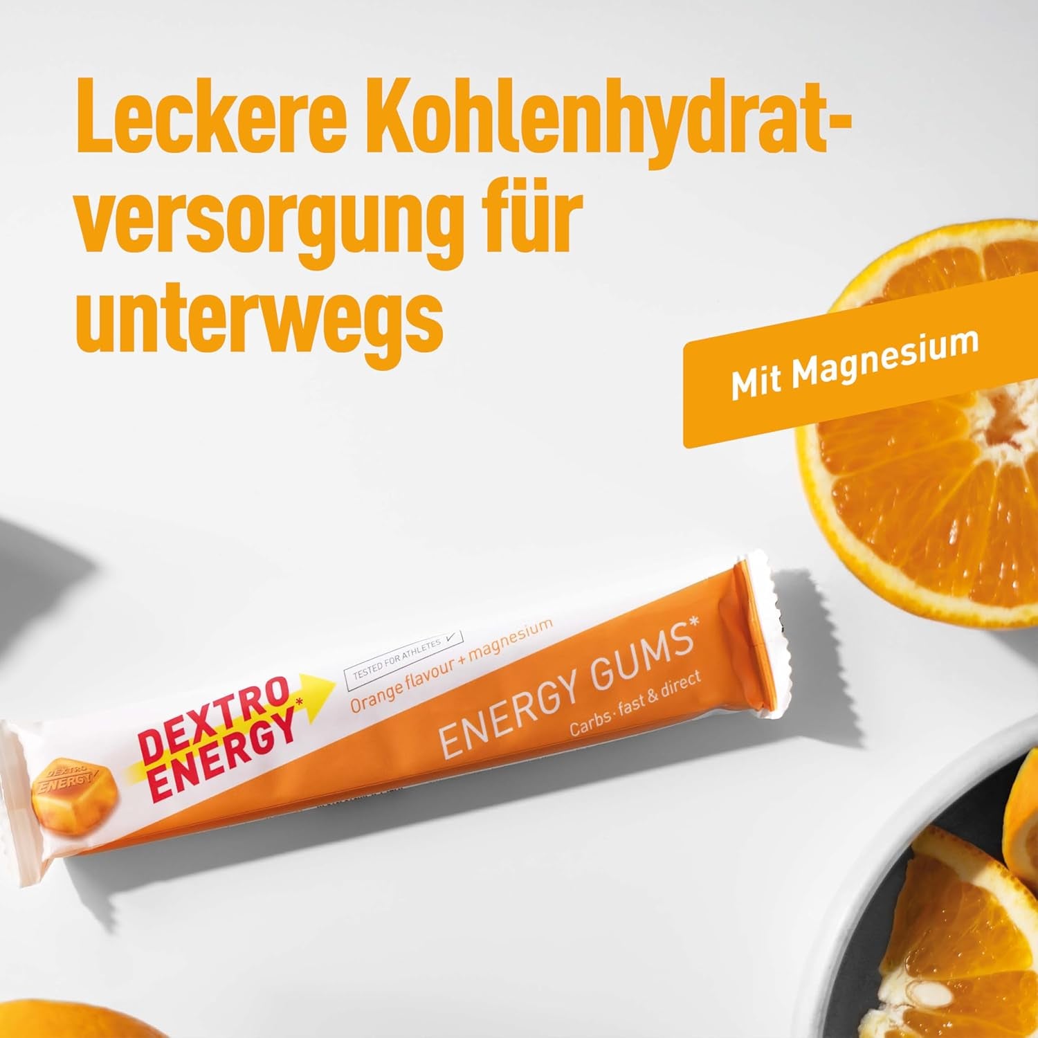 Energy Gums (8x45g) Orange + Magnesium