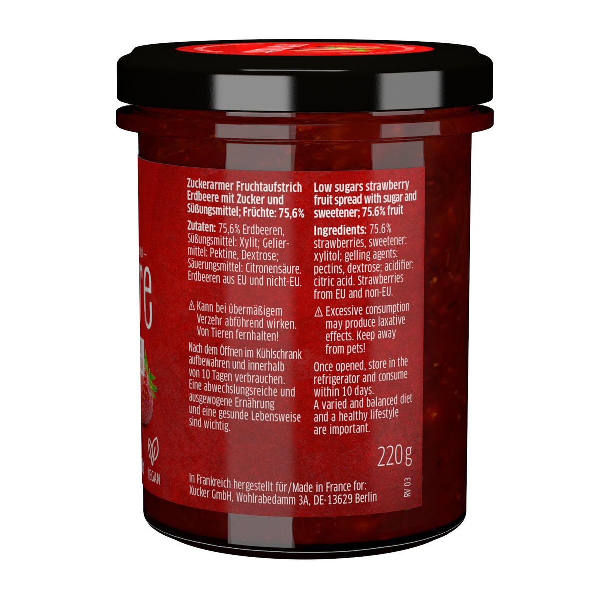 Fruitspread (220g) Strawberry