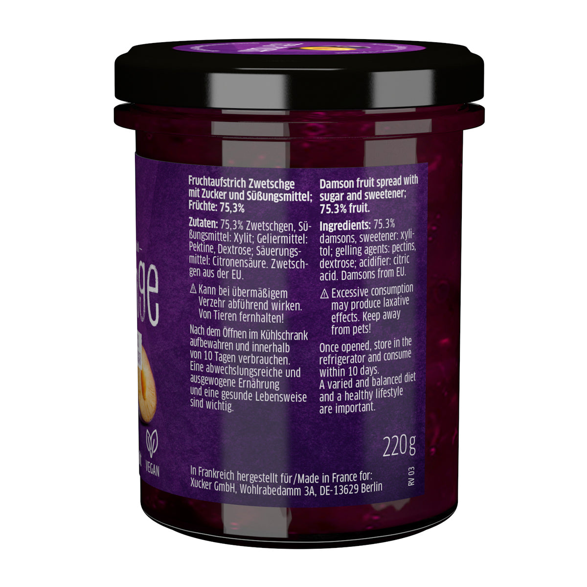 Fruitspread (220g) Plum