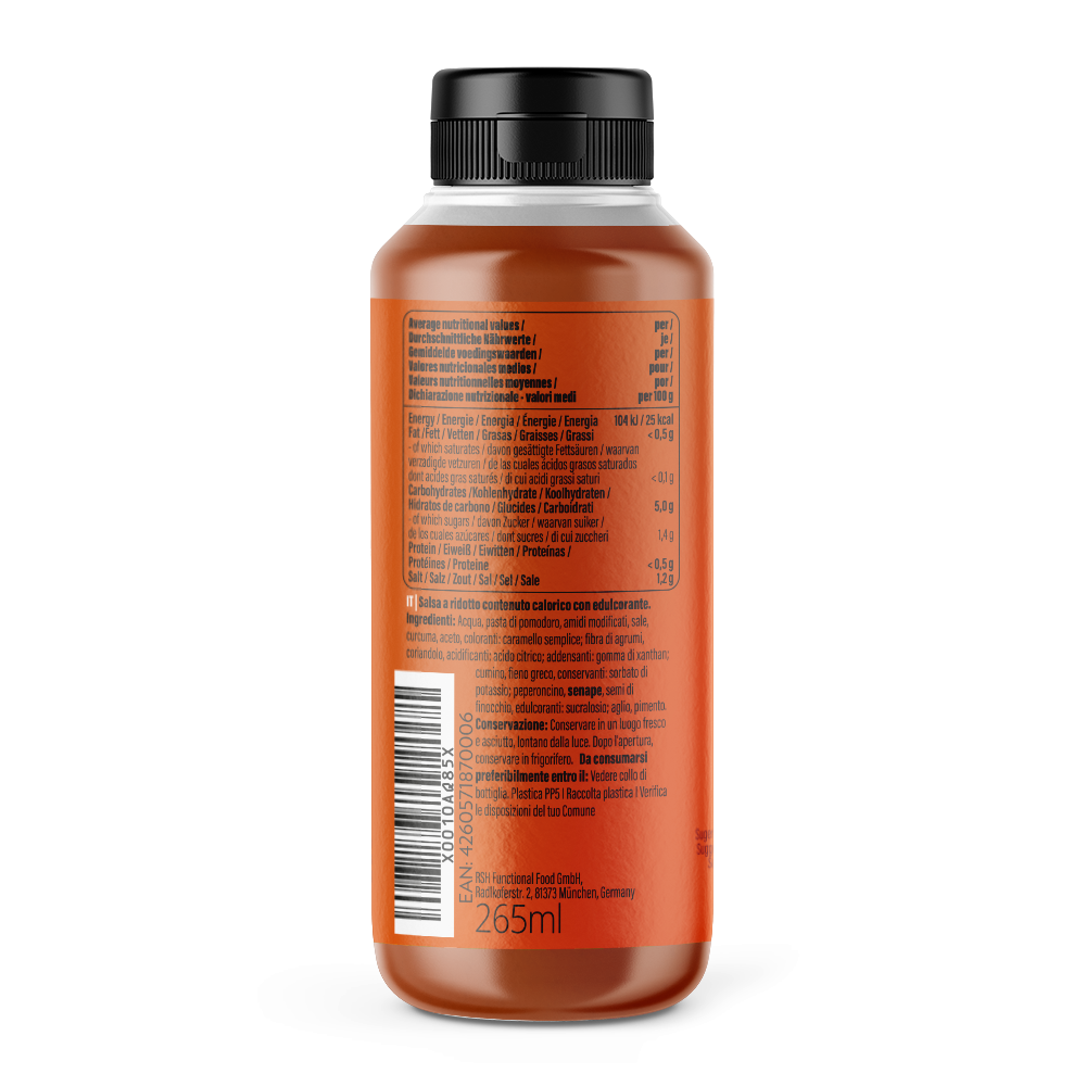 Mamma Mia Zero Sauce (265ml) Curry Ketchup