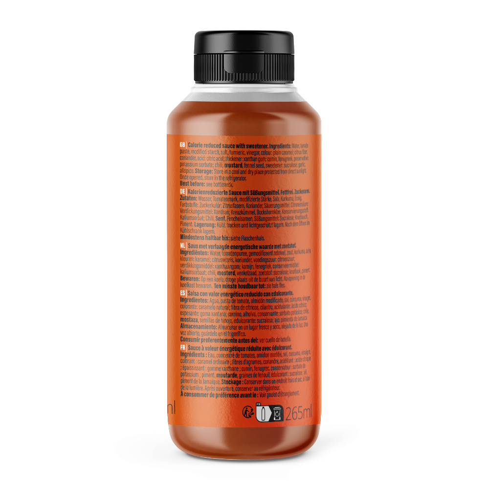 Mamma Mia Zero Sauce (265ml) Curry Ketchup