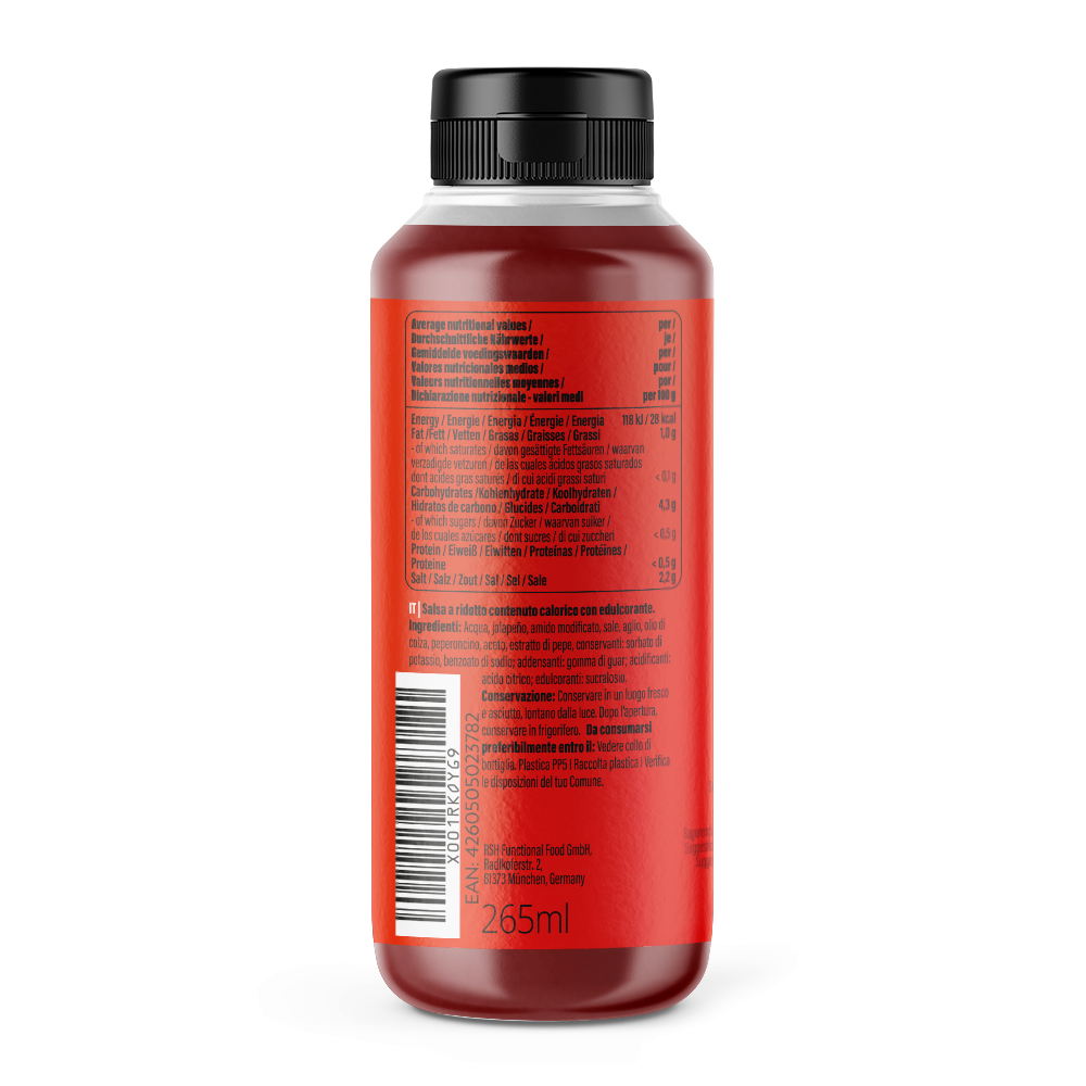 Mamma Mia Zero Sauce (265ml) Sriracha Chilli-Sauce