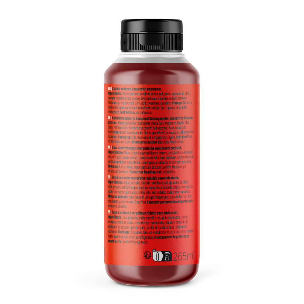Mamma Mia Zero Sauce (265ml) Sriracha Chilli-Sauce