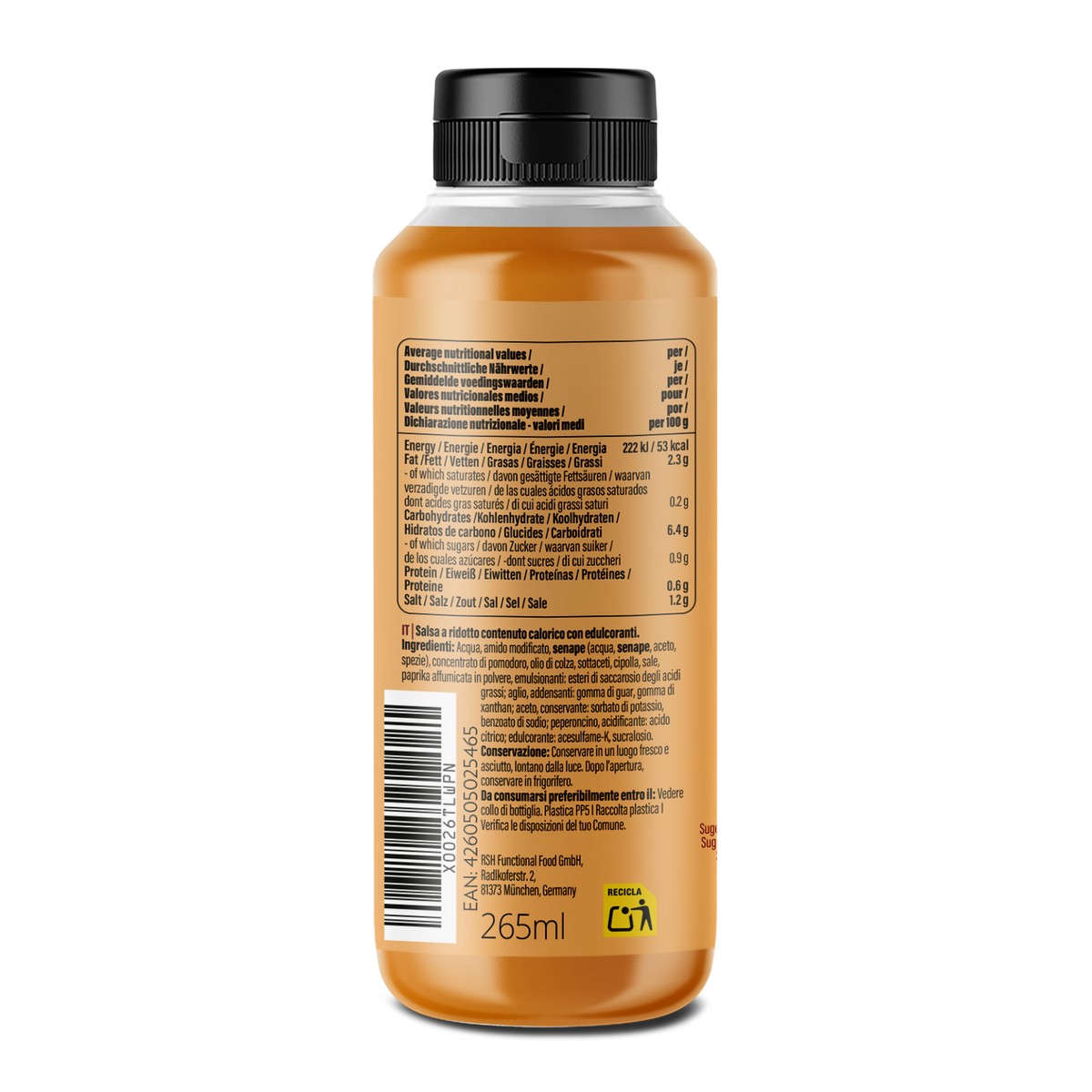 Mamma Mia Zero Sauce (265ml) Burgersauce