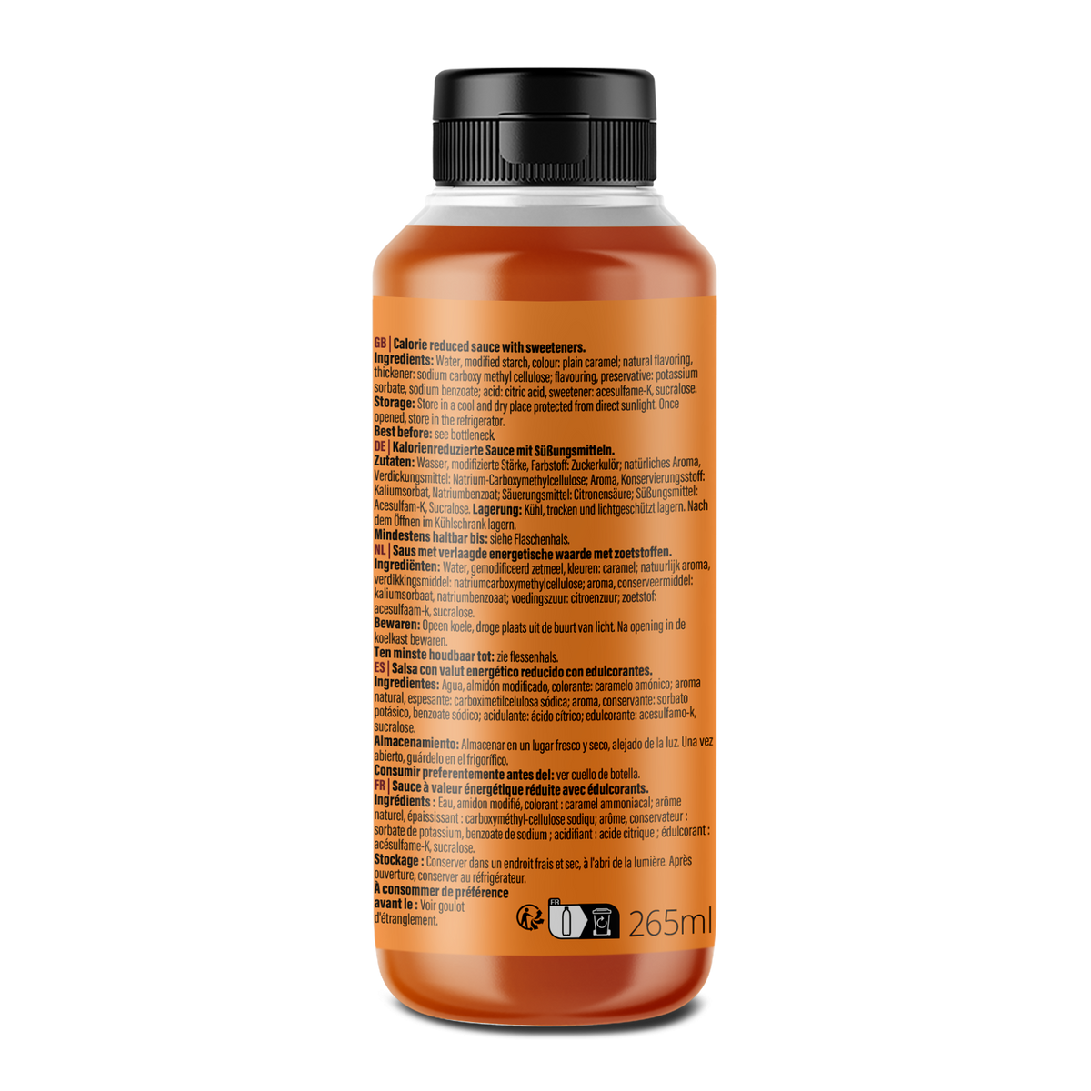 Mamma Mia Zero Sauce (265ml) Ahorn Sirup