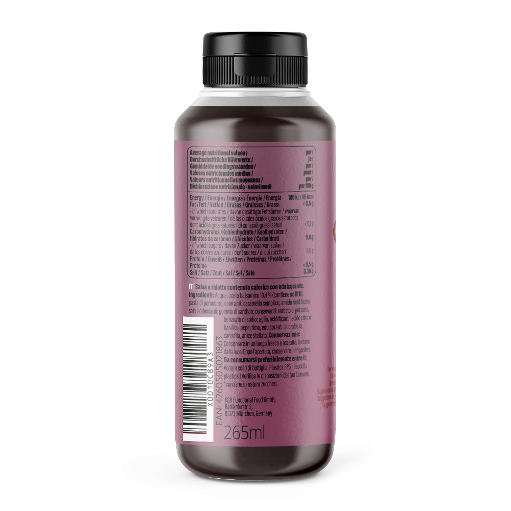 Mamma Mia Zero Sauce (265ml) Balsamico