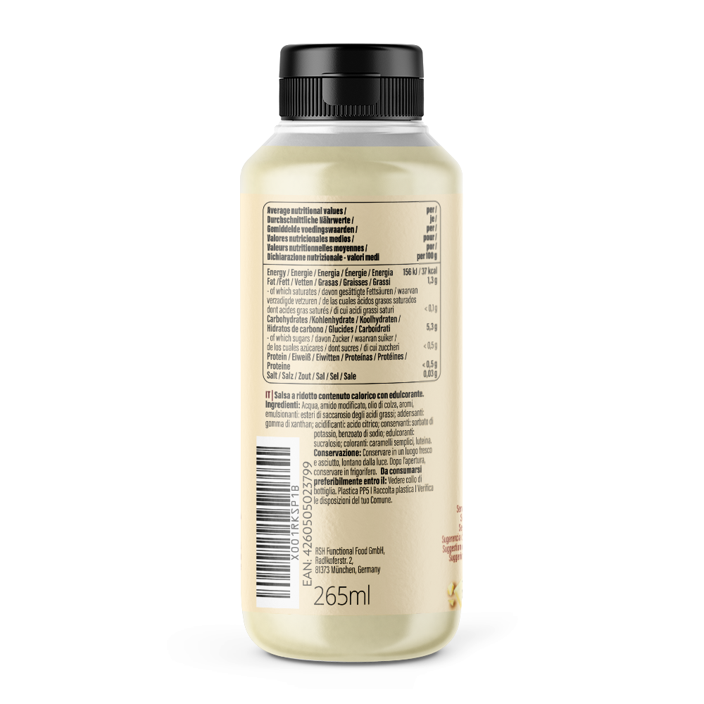 Mamma Mia Zero Sauce (265ml) White Chocolate