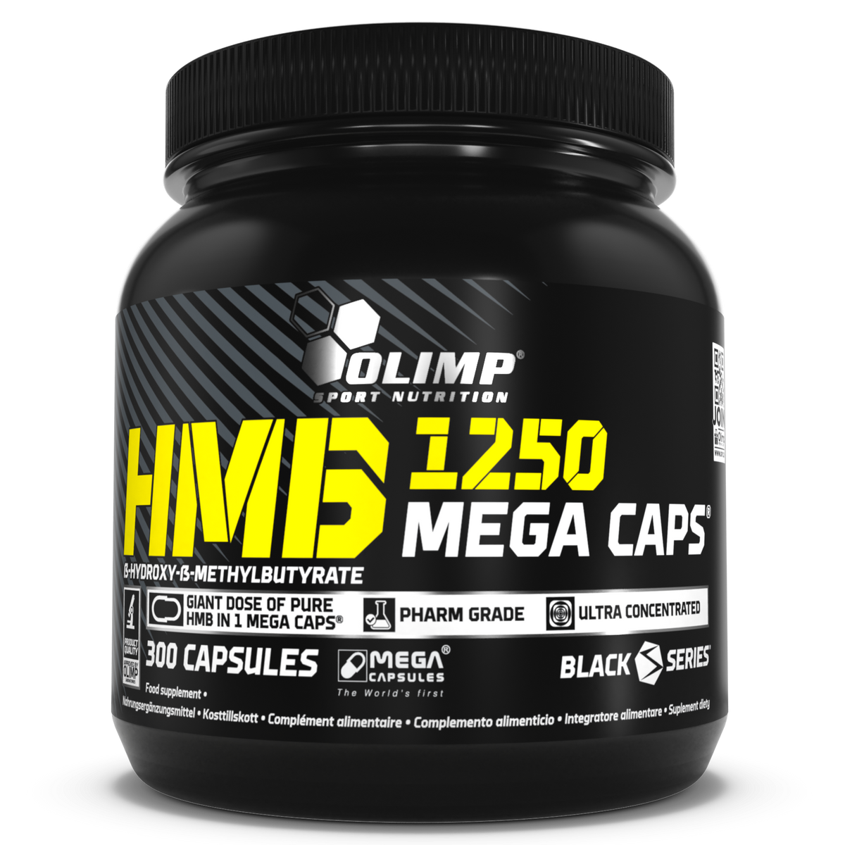 HMB Mega Kapseln 1250 (300 capsules)