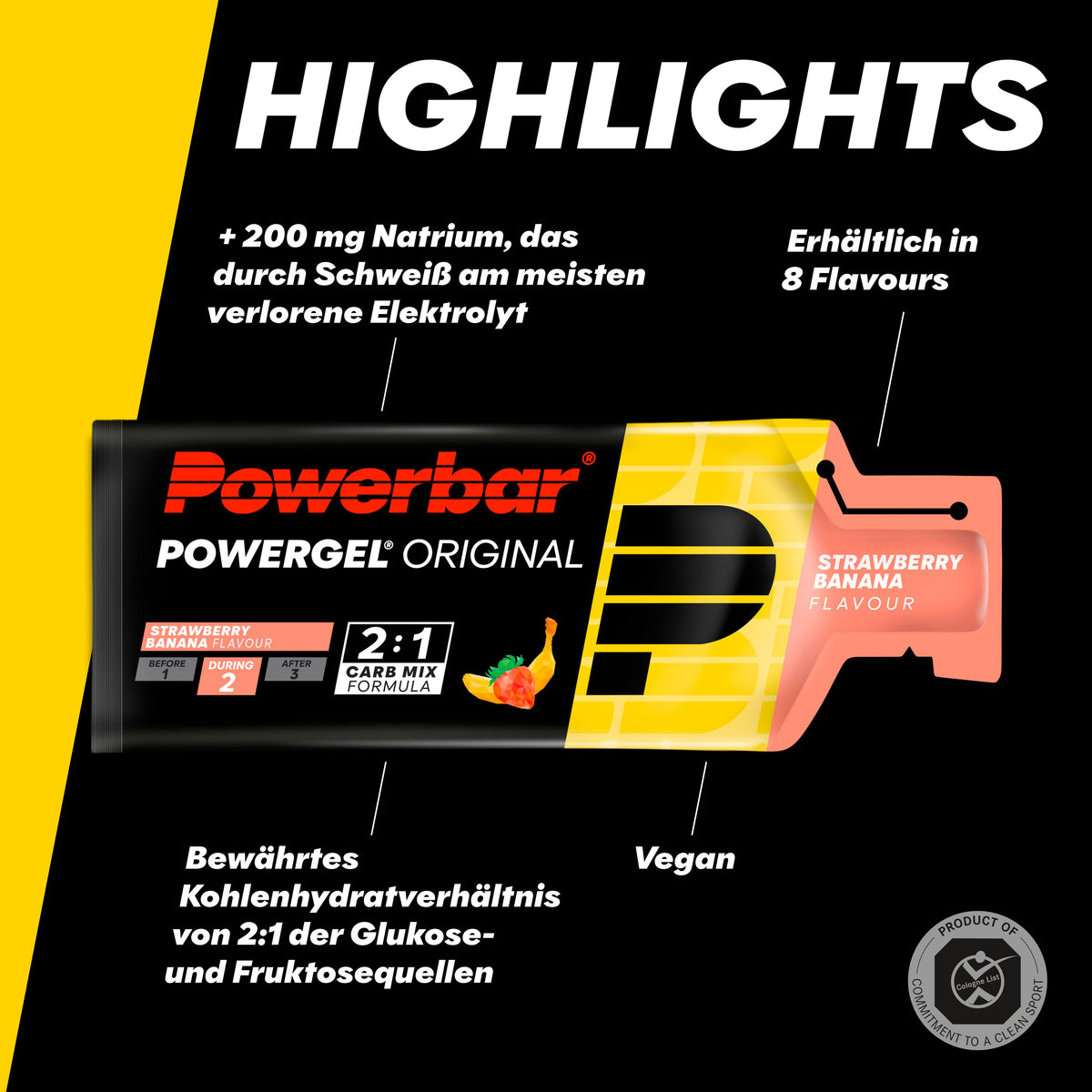 PowerGel (24x41g) Strawberry-Banana