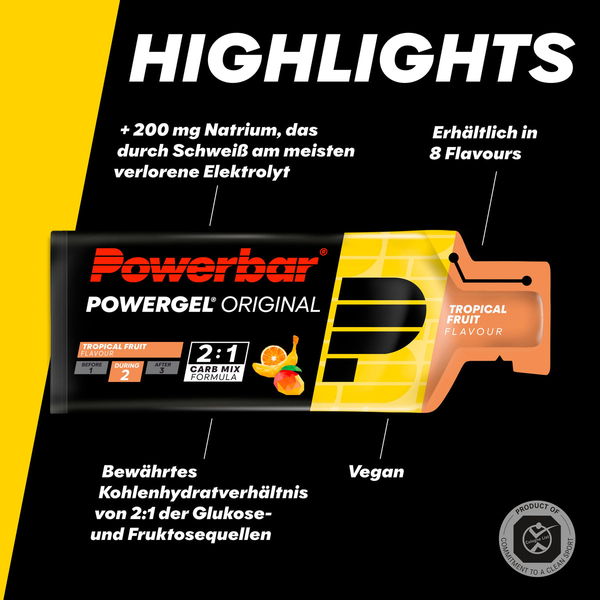 PowerGel (24x41g) Tropical Fruit