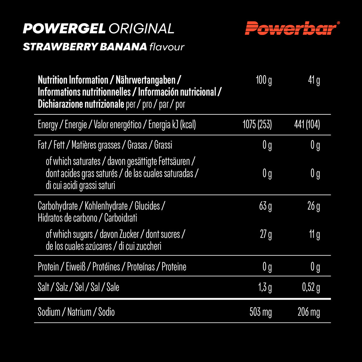 PowerGel (24x41g) Strawberry-Banana
