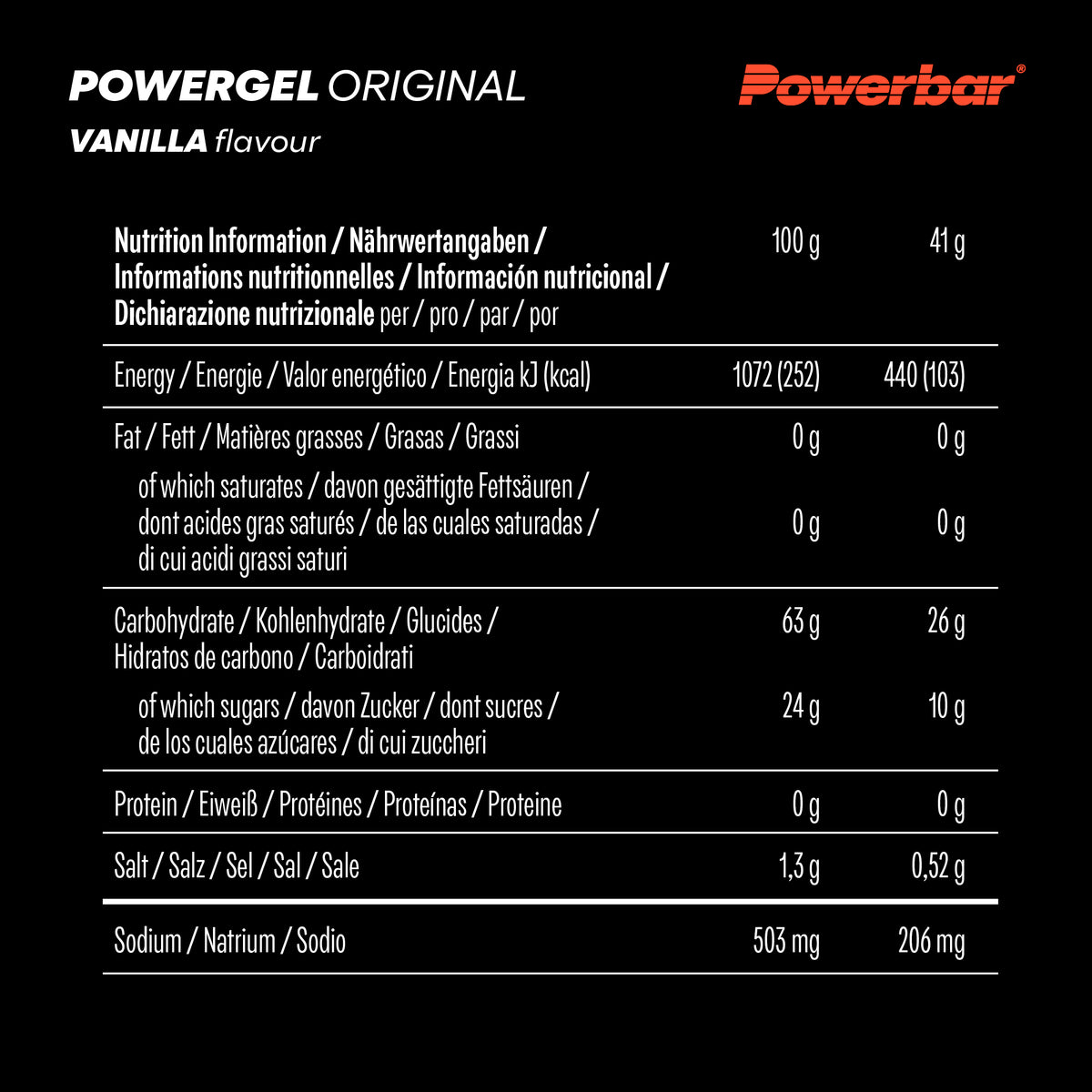 PowerGel (24x41g) Vanilla