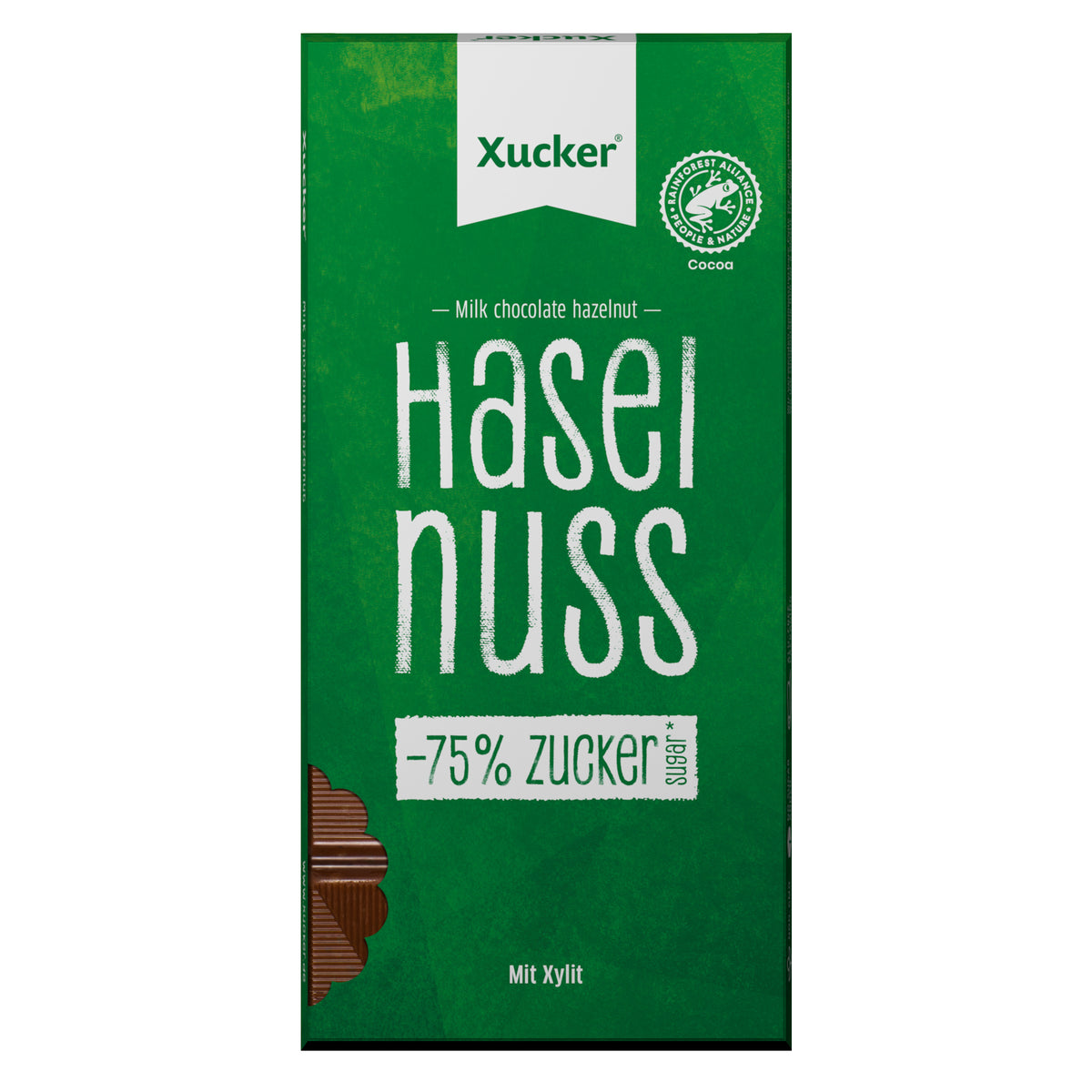 Xylit-Chocolate Milkchocolate with hazelnut (80g)