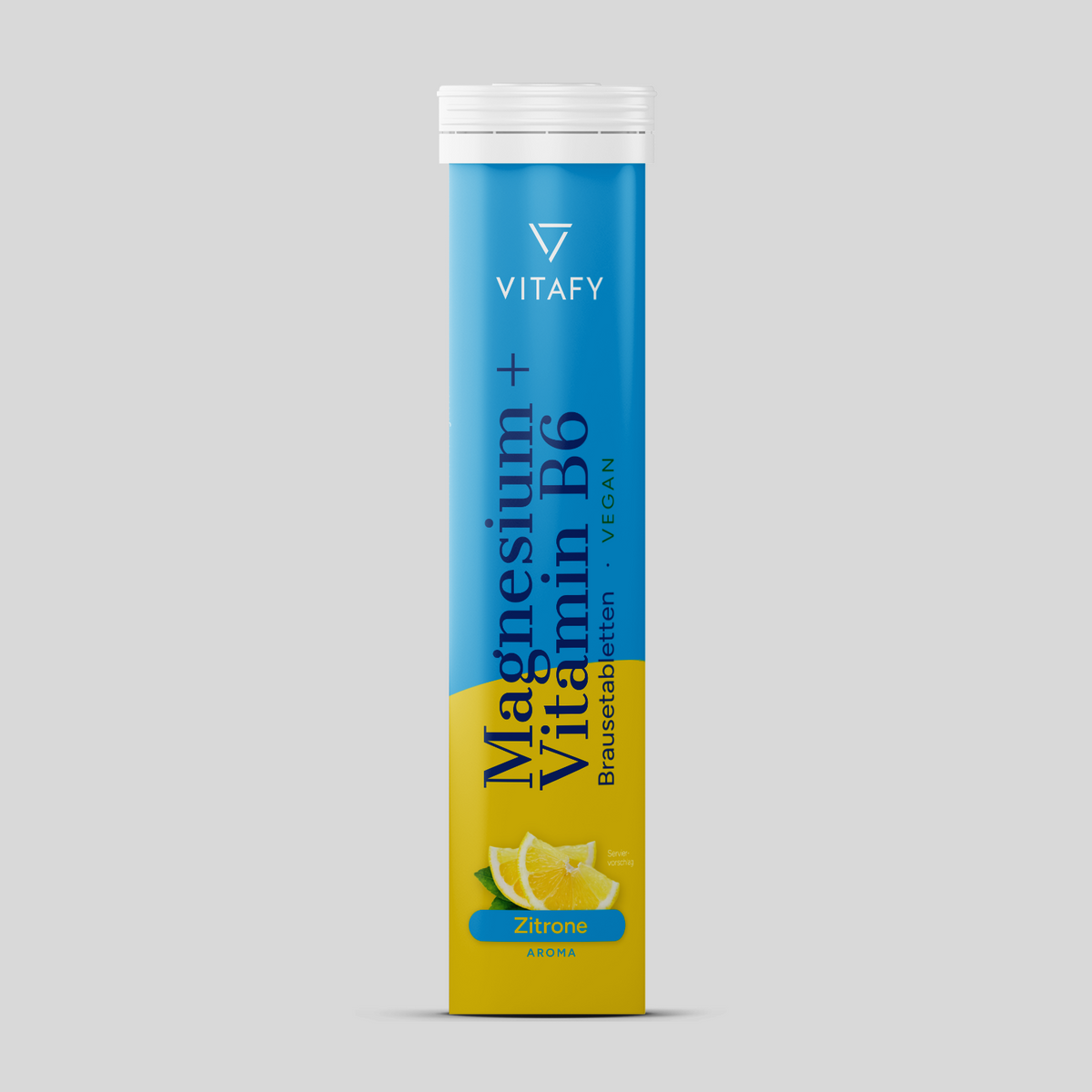 Magnesium + Vitamine B6 - Lemon (20 bruistabletten)