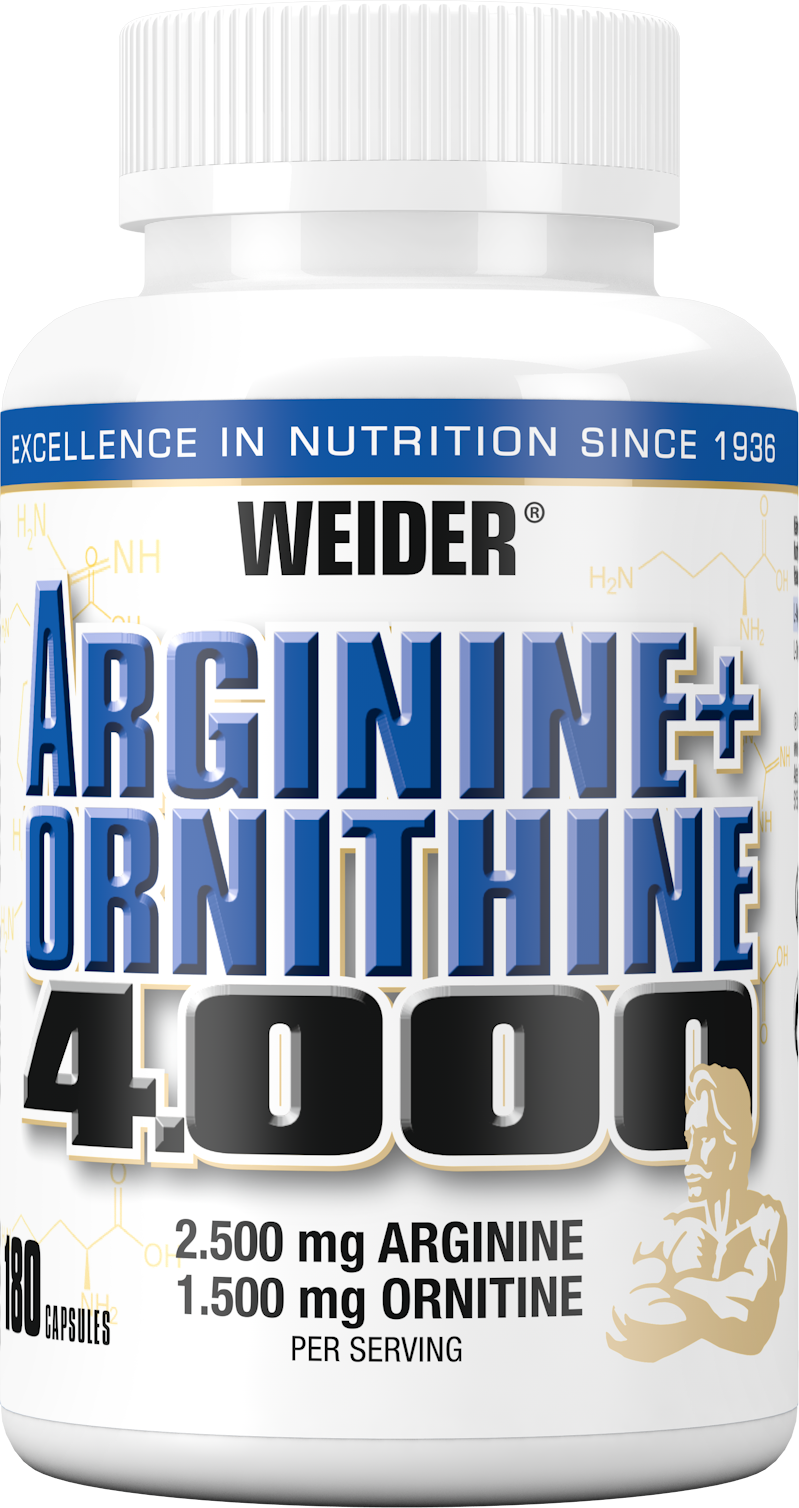 Arginine + Ornithine 4.000 (180 caps)