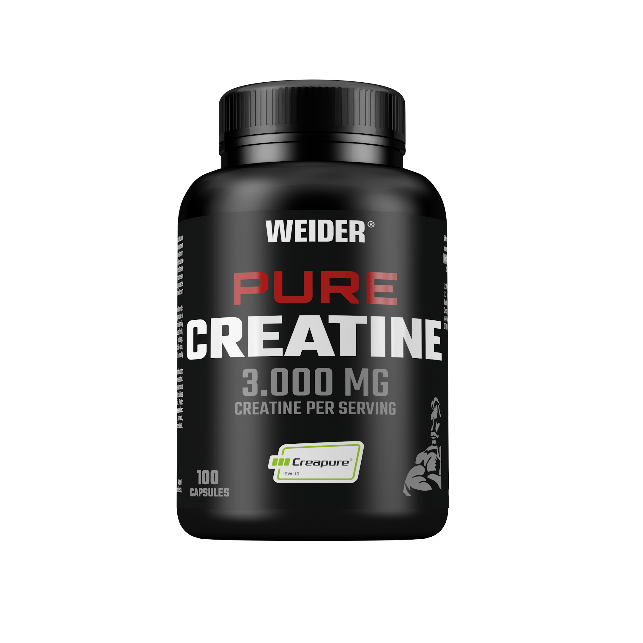 Pure Creatine capsules (100 caps)