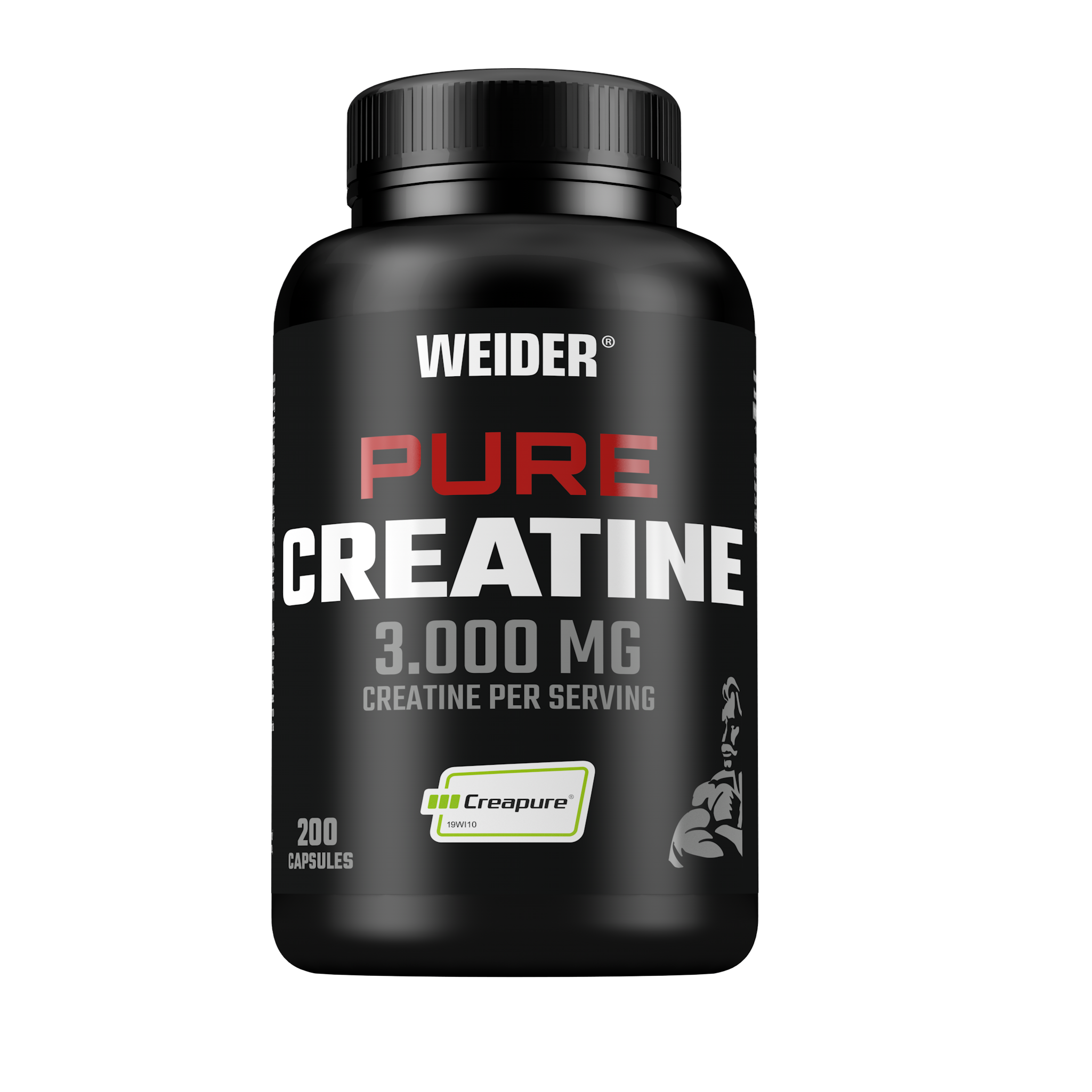 Pure Creatine Capsules (200 caps)