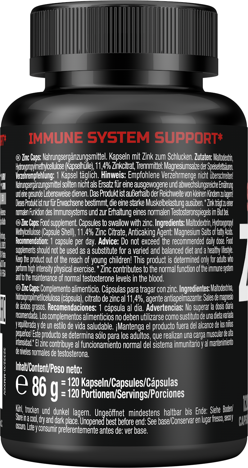 Zinc Strong Caps (120 caps)