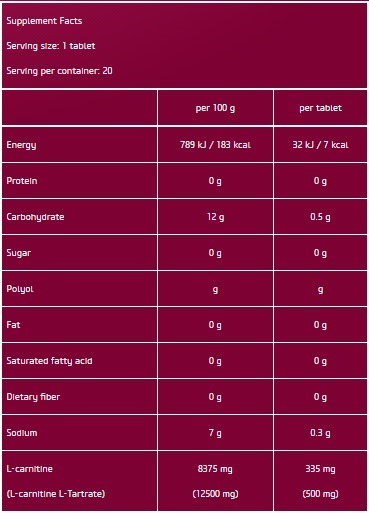 BioTech, L-Carnitine, Supplement