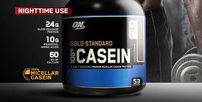 100% Casein Banner