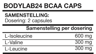 BCAA Capsules 120 caps Bodylab24
