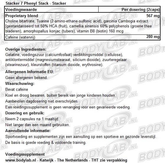 7 Phenyl Stack Samenstelling