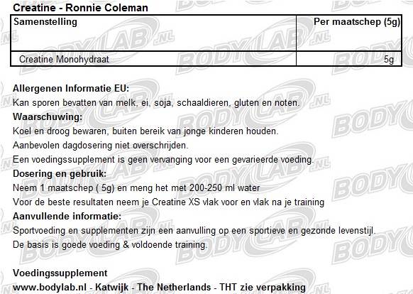 creatine ronnie coleman