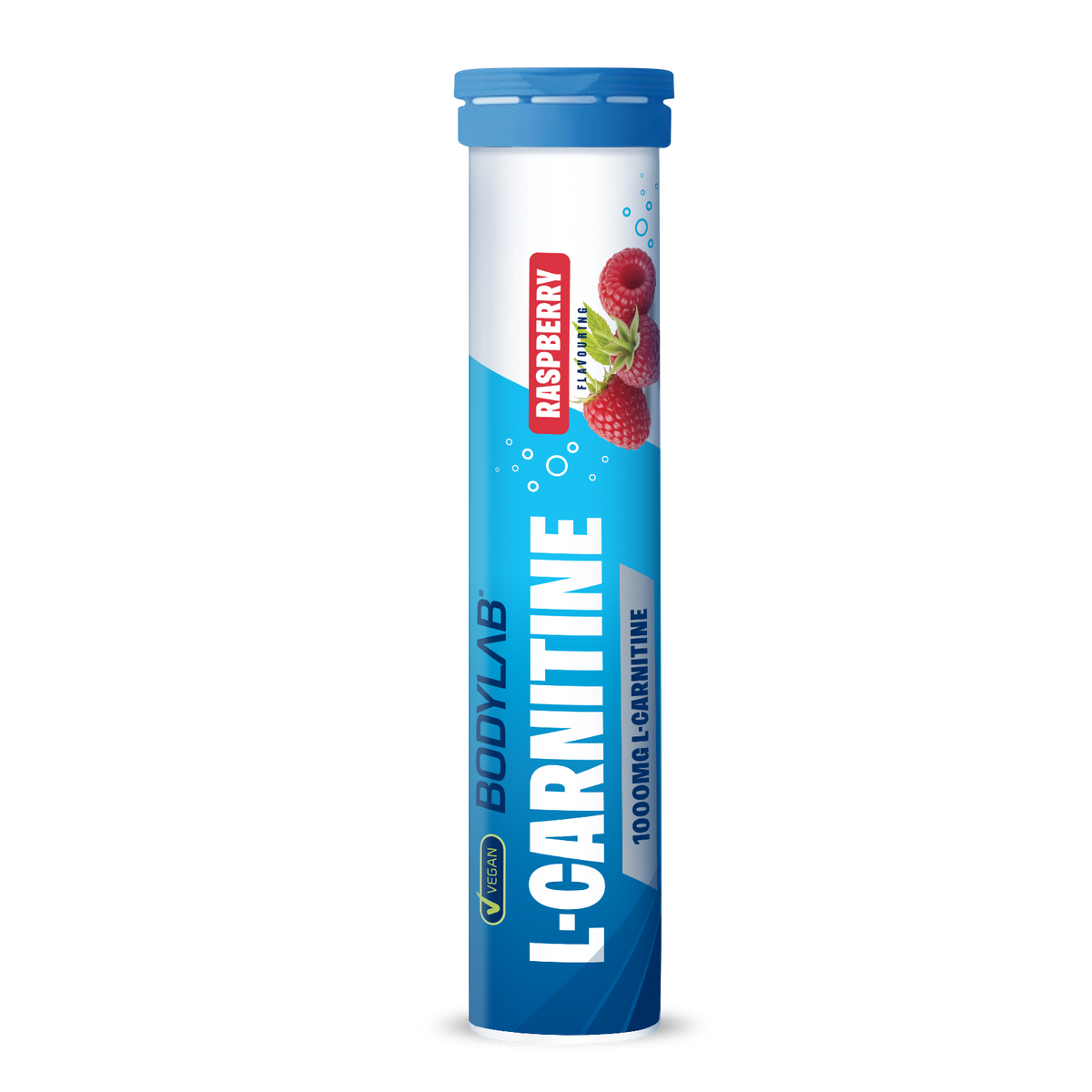 L-Carnitine - 6x 20 bruistabletten - Raspberry Flavouring