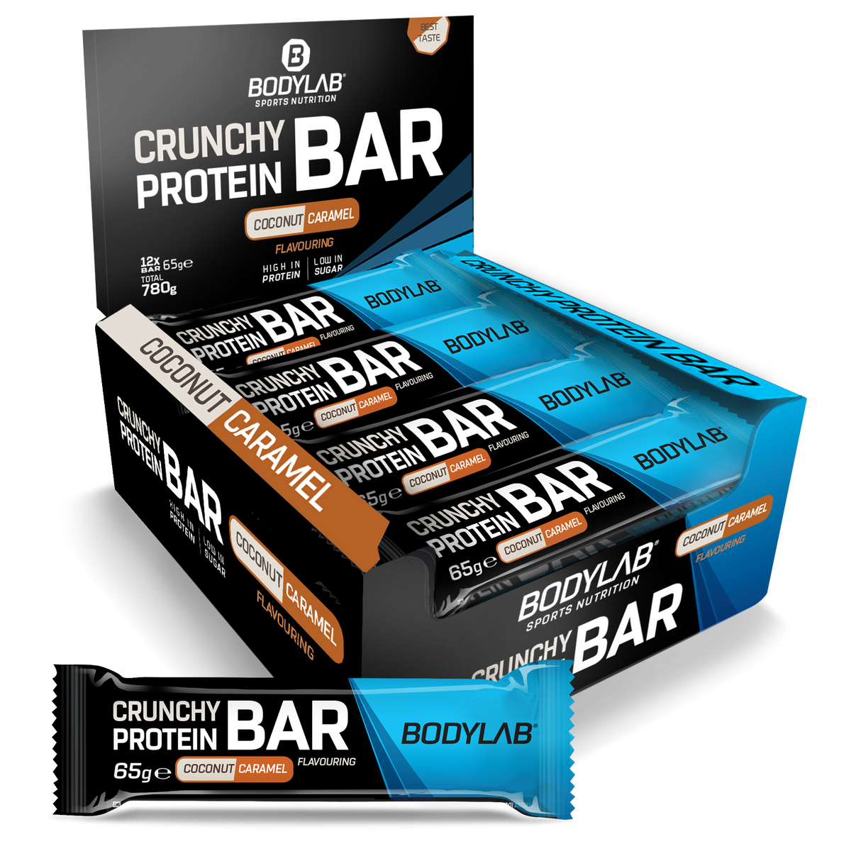 Crunchy Protein Bar Deluxe (12x65g) Coconut Caramel