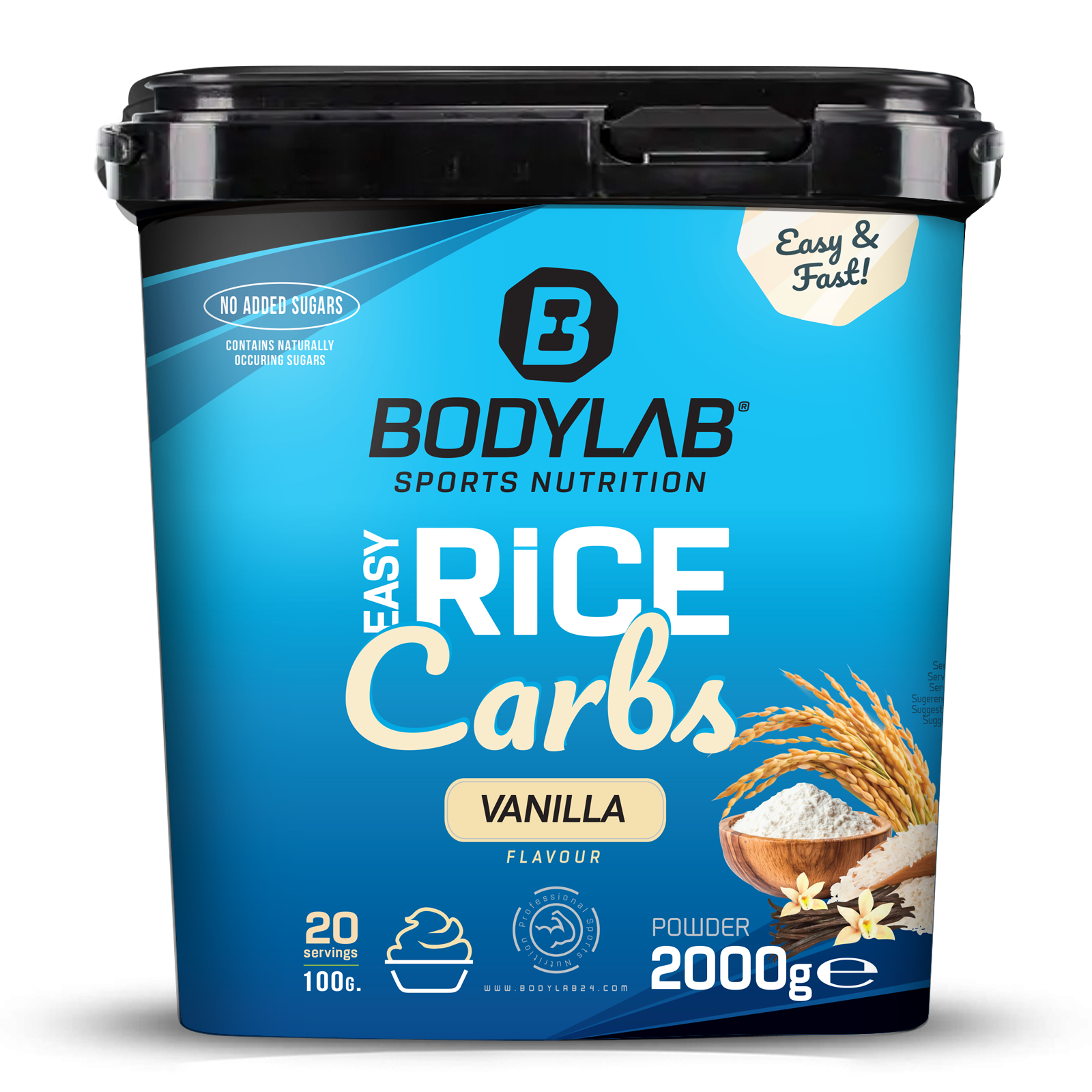 Easy Rice Carbs (2000g) Vanilla