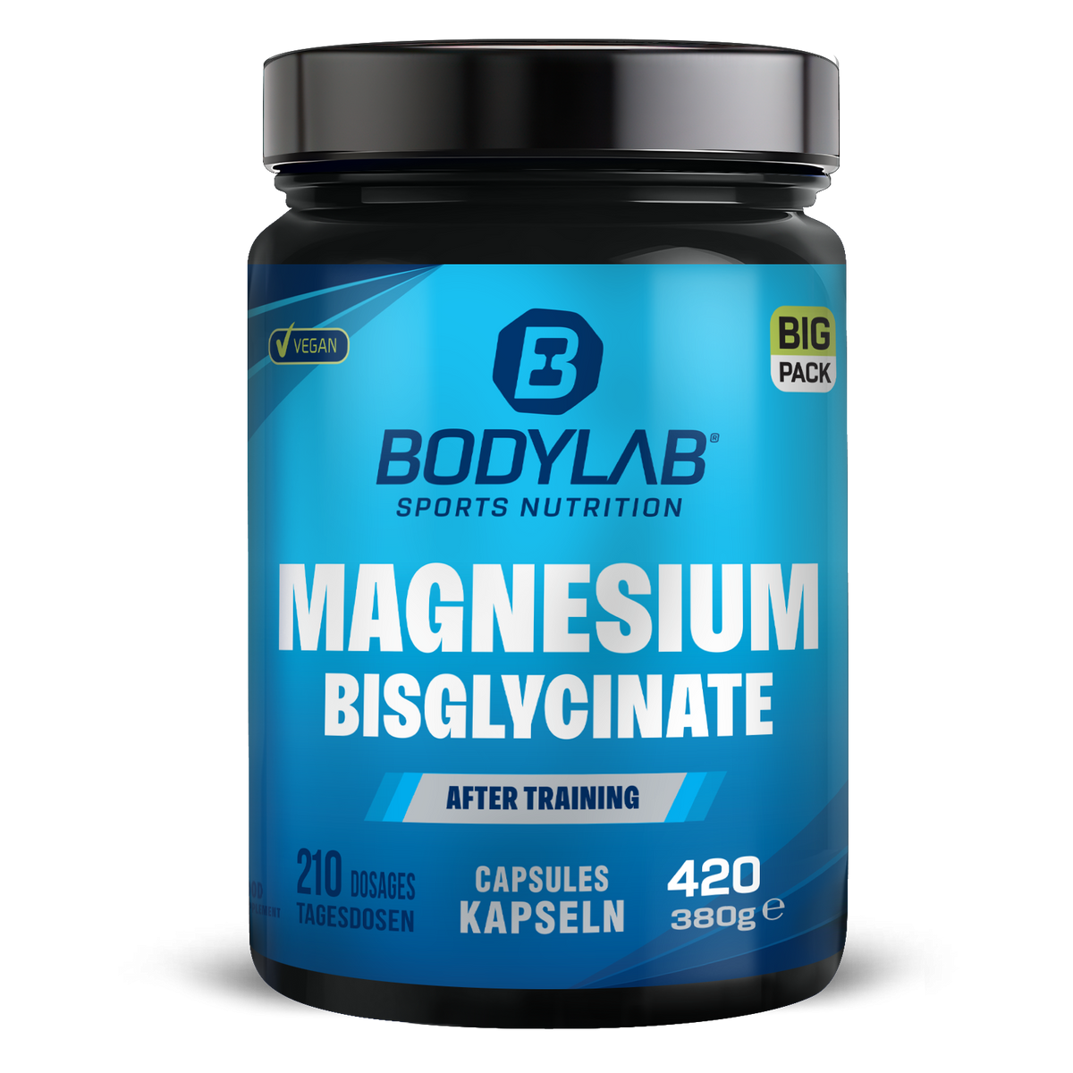 BIG PACK Magnesium Bisglycinate (420 Kapseln)