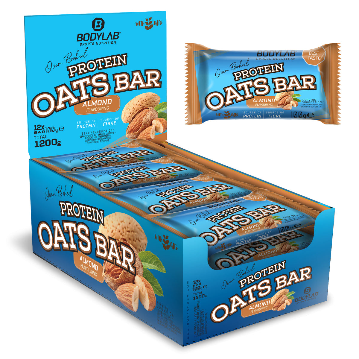 Protein Oats Bar (12x100g) Almond