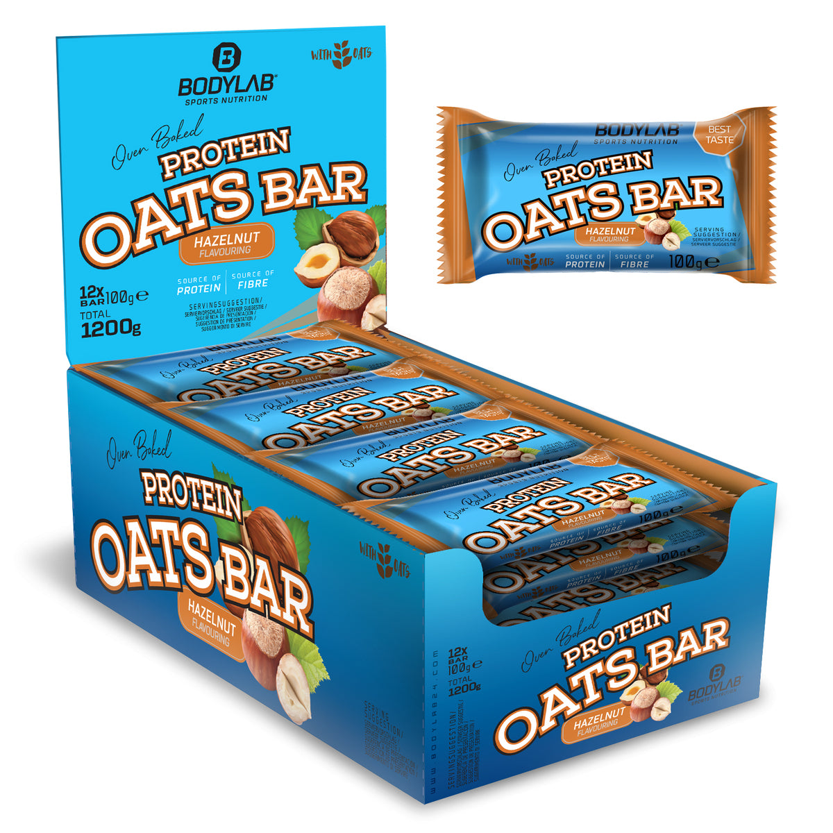 Protein Oats Bar (12x100g) Hazelnut